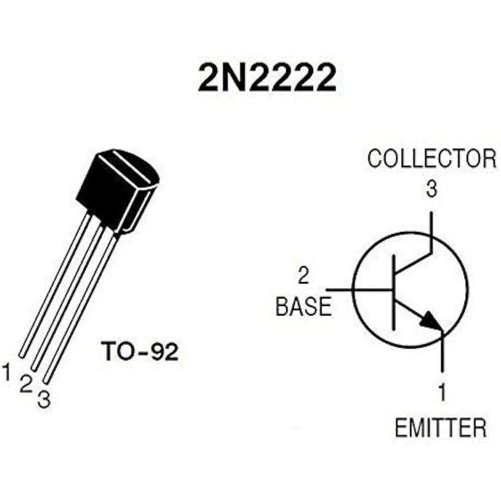 2N2222 NPN Switching Transistor – KSH 5 at CLOUD SENSORS Mombasa – Top quality transistors. Best electronics in Kenya. Shop now for Arduino, ESP32, sensors and IoT devices.